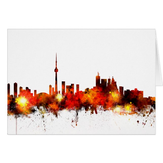 Skyline Torontos Kanada (Vorderseite (Horizontal))