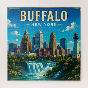 🌊 Skyline und Ufer von Buffalo New York