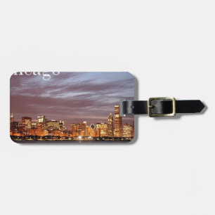 Skyline USA Chicago (fügen Sie) hinzu (St.K) Gepäckanhänger