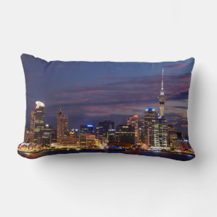 Skyline von Auckland City Lendenkissen