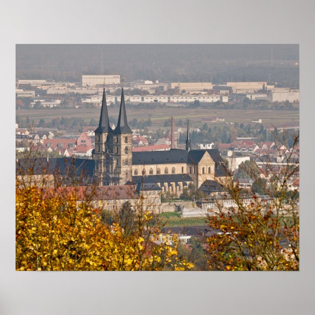 Skyline von Bamberg, Deutschland Poster (Vorne)