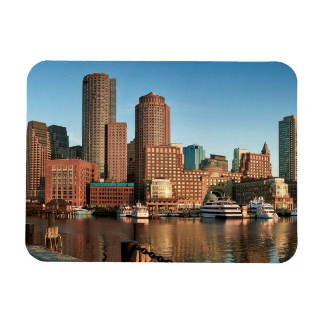 Skyline von Boston Magnet (Horizontal)