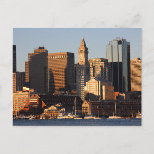 Skyline von Boston, Massachusetts 5 Postkarte