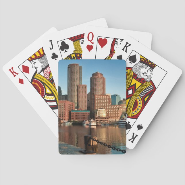 Skyline von Boston Spielkarten (Rückseite)