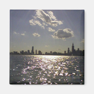 Skyline von Chicago Magnet