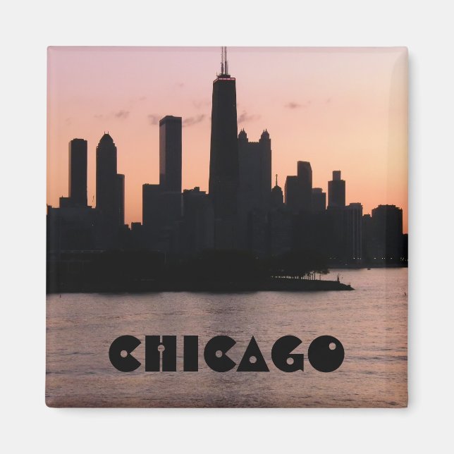 Skyline von Chicago Magnet (Vorne)
