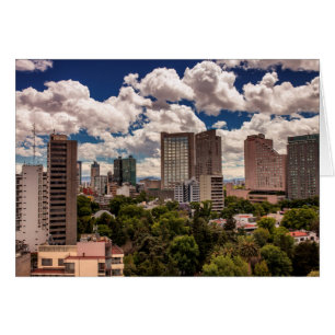 Skyline von den Hotels in Polanco Mexico City