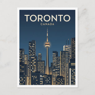 Skyline von Downtown Toronto Kanada Postkarte
