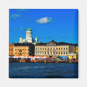 Skyline von Helsinki Magnet