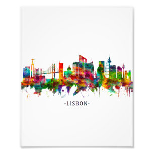 Skyline von Lissabon Fotodruck