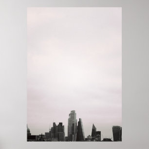 Skyline von London City Poster