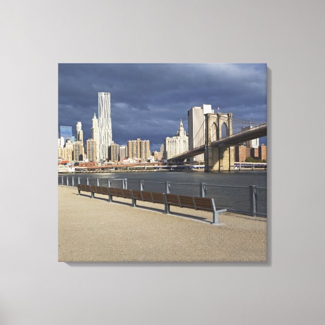 Skyline von Manhattan, New York City Leinwanddruck (Vorderseite)