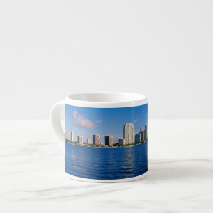 Skyline von Miami, Florida Espressotasse