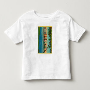 Skyline von Oakland über See Merritt Kleinkind T-shirt