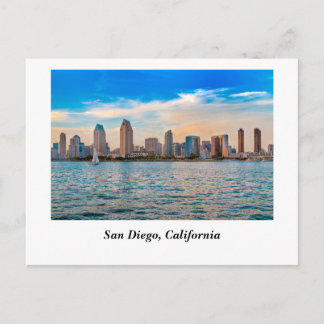 Skyline von San Diego, CA Postkarte