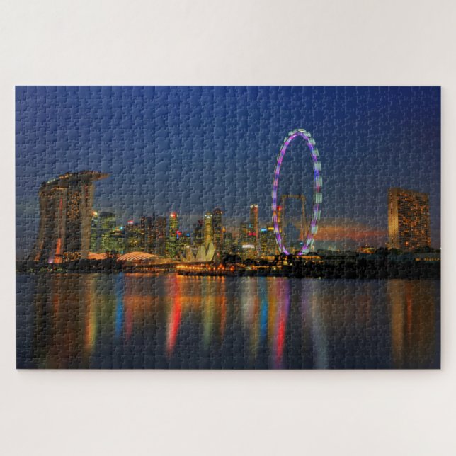 Skyline von Singapur (Horizontal)