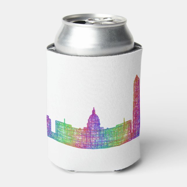 Skyline von Washington DC Dosenkühler (Kanne Vorderseite)