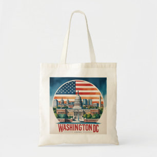 Skyline von Washington DC Tragetasche