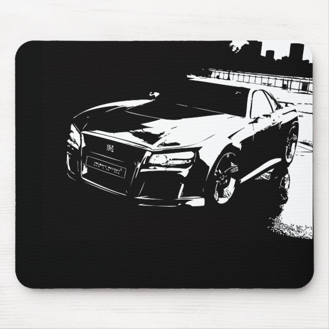Skyline-vordere Position Mousepad (Vorne)