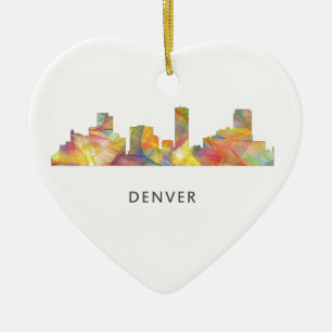 SKYLINE WB1 DENVERS, COLORADO - KERAMIK ORNAMENT