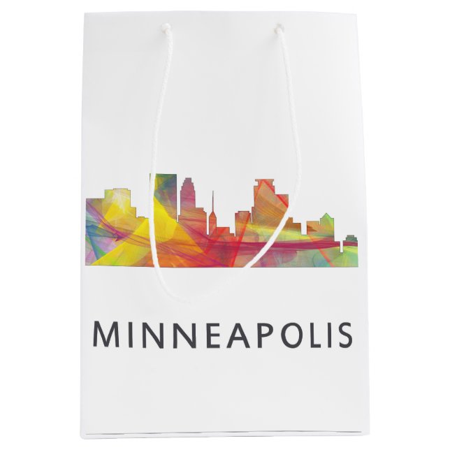 SKYLINE WB1 MINNEAPOLIS, MINNESOTA - MITTLERE GESCHENKTÜTE (Vorderseite)