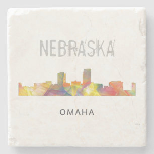 SKYLINE WB1 OMAHAS NEBRASKA - STEINUNTERSETZER