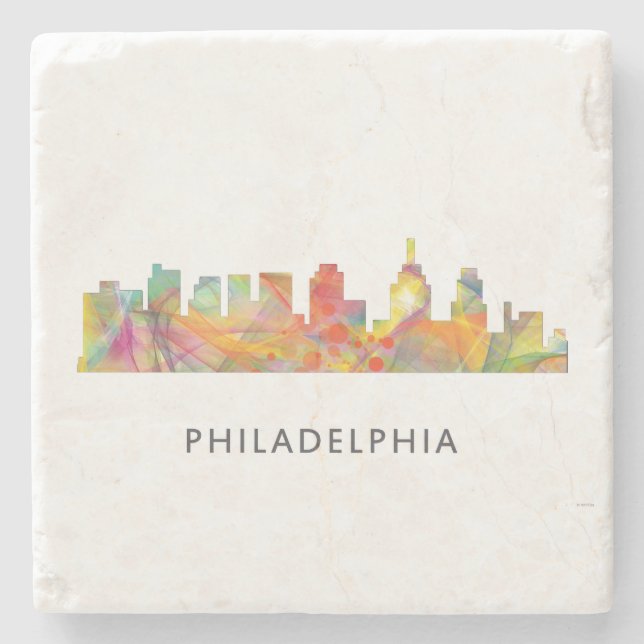SKYLINE WB1 PHILADELPHIAS PENNSYLVANIA - STEINUNTERSETZER (Vorderseite)