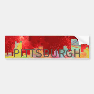 SKYLINE WB1- PITTSBURGHS PENNSYLVANIA AUTOAUFKLEBER