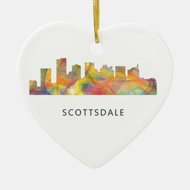 SKYLINE WB1 SCOTTSDALE, ARIZONA - KERAMIK ORNAMENT (Vorne)