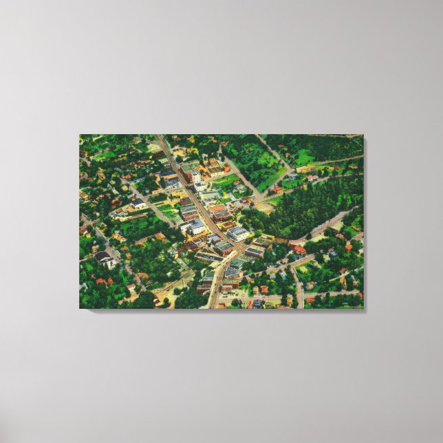 Skyliner-Ansicht mit Blick nach Süden über Ashland Leinwanddruck (Vorderseite)