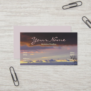 Skyscape Fantasy Business Card Visitenkarte