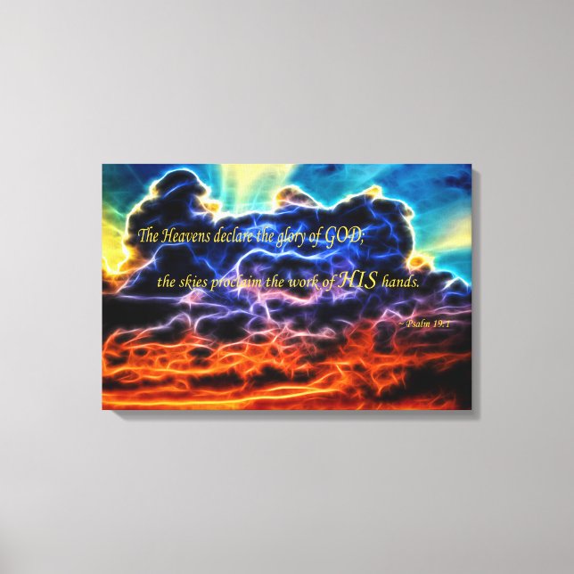 Skyscape Leinwanddruck (Vorderseite)