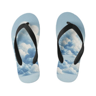 "SkyStride: Cloud Bubble FlipFlops" Kinderbadesandalen