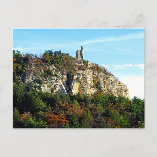 Skytop Tower im Herbst Postkarte (Vorderseite)