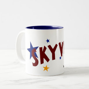 Skyview Drive-In-Brockton-Tasse Zweifarbige Tasse