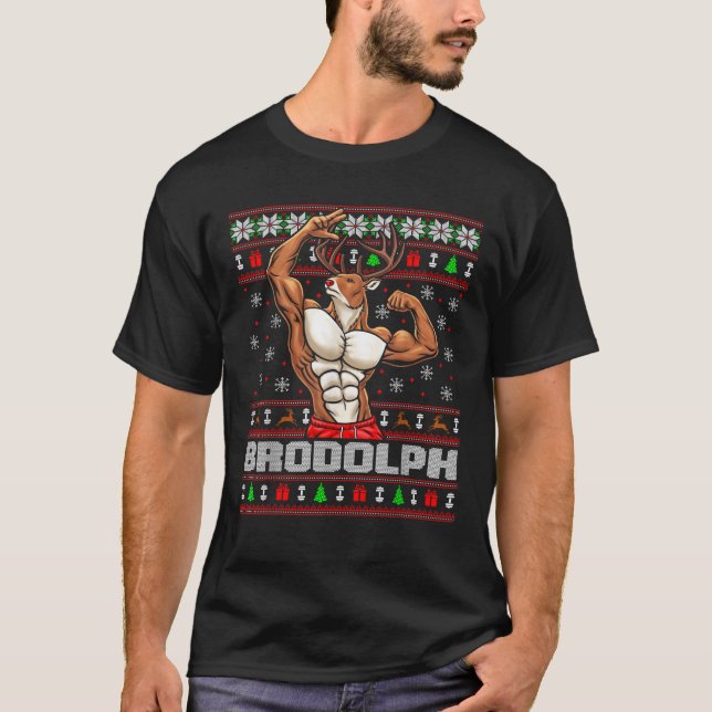 Skyvora Unisex Erwachsene Brodolph Red Nosed Gains T-Shirt (Vorderseite)