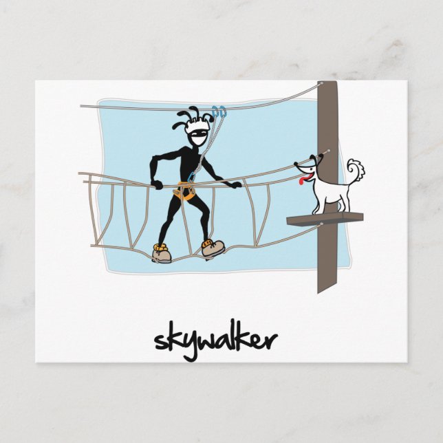 "Skywalker" Postkarte (Vorderseite)