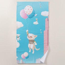 Skyward Bound Kittens Strandtuch