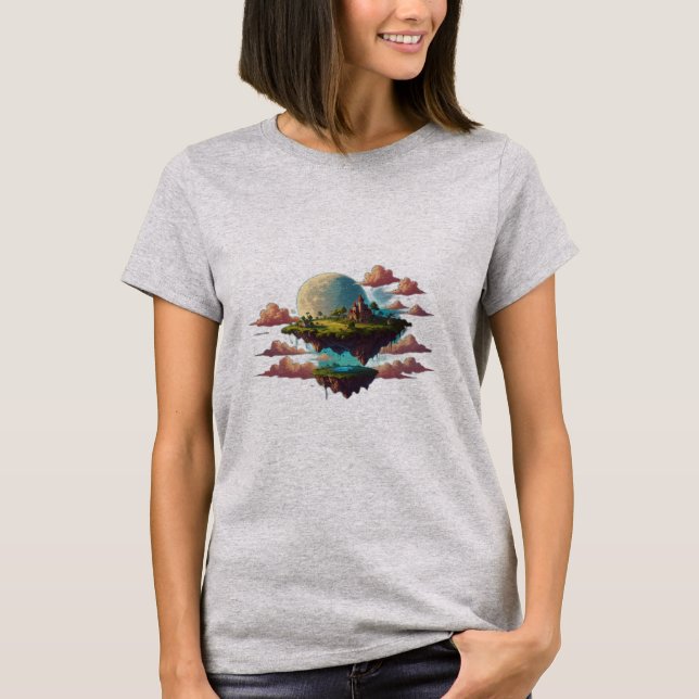 Skyward-Kreationen: Wo Träume fliegen T-Shirt (Vorderseite)