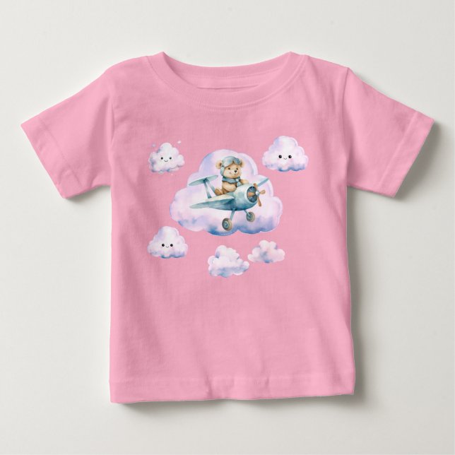 Skyward Soiree: Teddy Bear Adventure T - Shirt (Vorderseite)