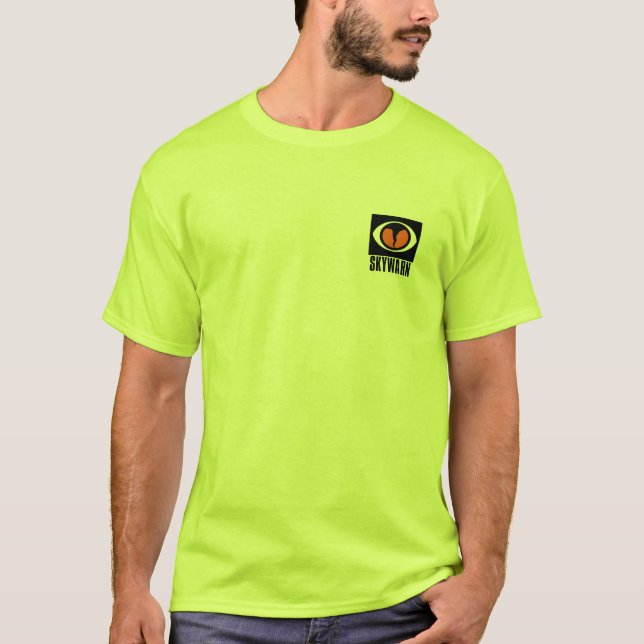 SKYWARN SICHERHEITS-GRÜN T-Shirt (Vorderseite)