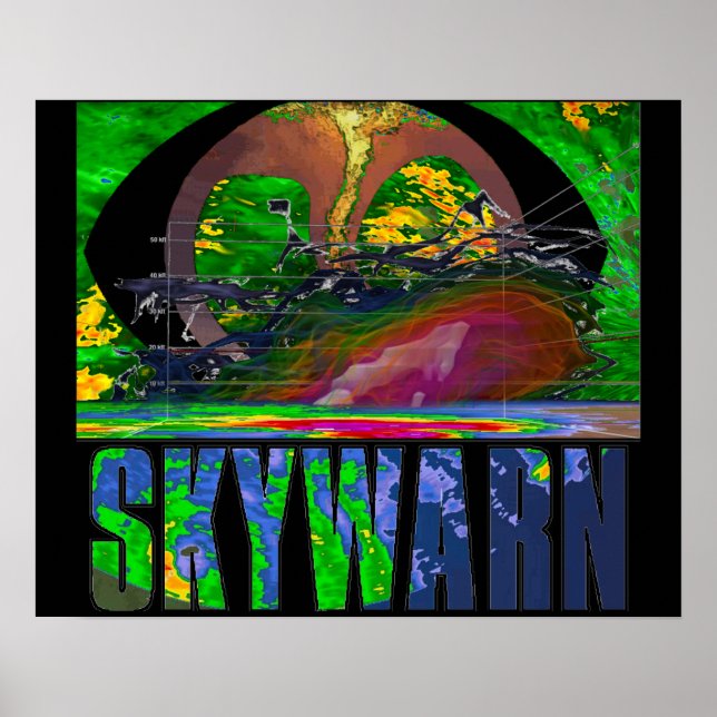 skywarn Storm Chasers Poster (Vorne)