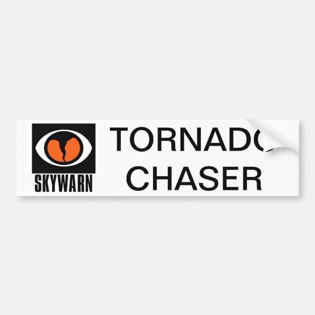 SKYWARN Tornado-Geleitboot-Autoaufkleber Autoaufkleber (Vorne)