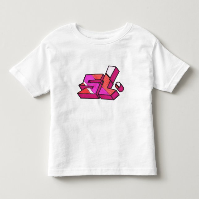 SL oben markered Kleinkind T-shirt (Vorderseite)