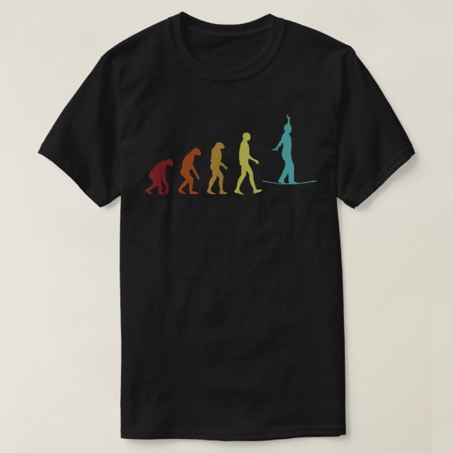 Slackline Evolution Trickline Trainingsleiter Schl T-Shirt (Design vorne)