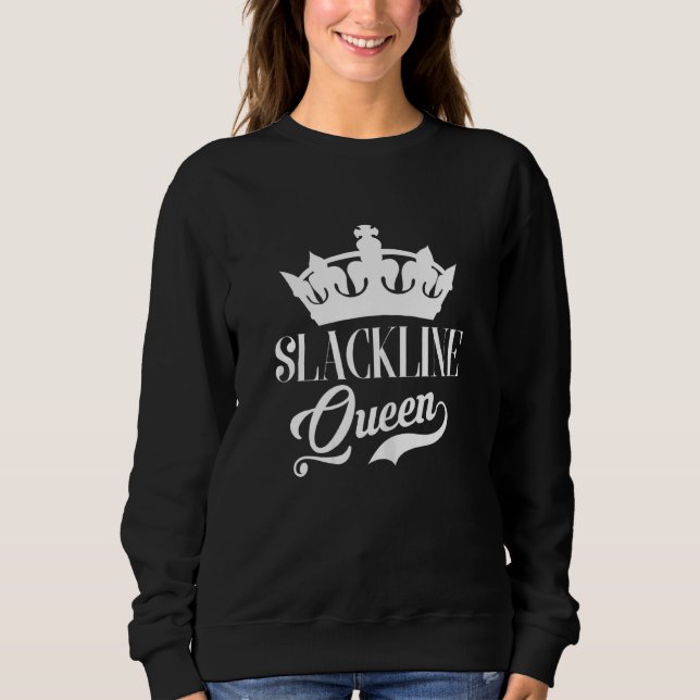 Slackline Queen Slack Line Sweatshirt (Vorderseite)