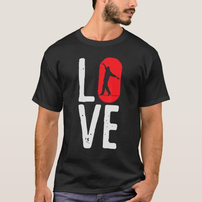 Slackline Saying Joke Therapy Slackliner Slacklini T-Shirt (Vorderseite)
