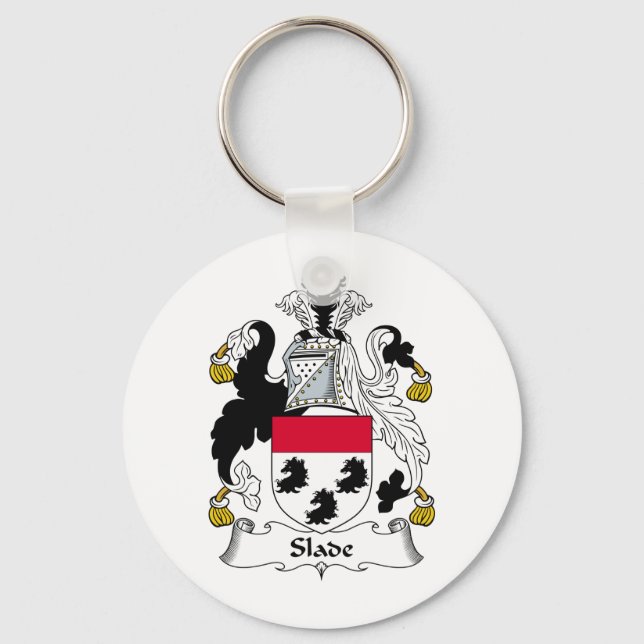 Slade Familienwappen Schlüsselanhänger (Vorderseite)
