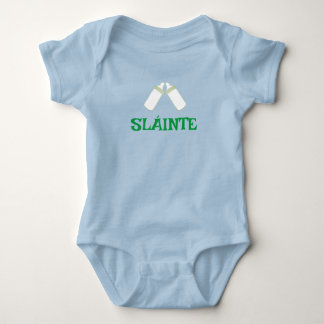 SLÁINTE blaues Baby-Bodysuit Baby Strampler