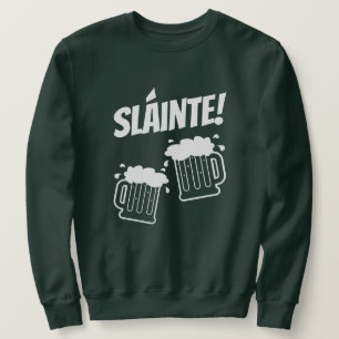 Sláinte cool grünes St Patrick's Day Sweatshirt
